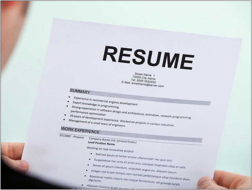 Resume Authorized To Work In Us For Beginners