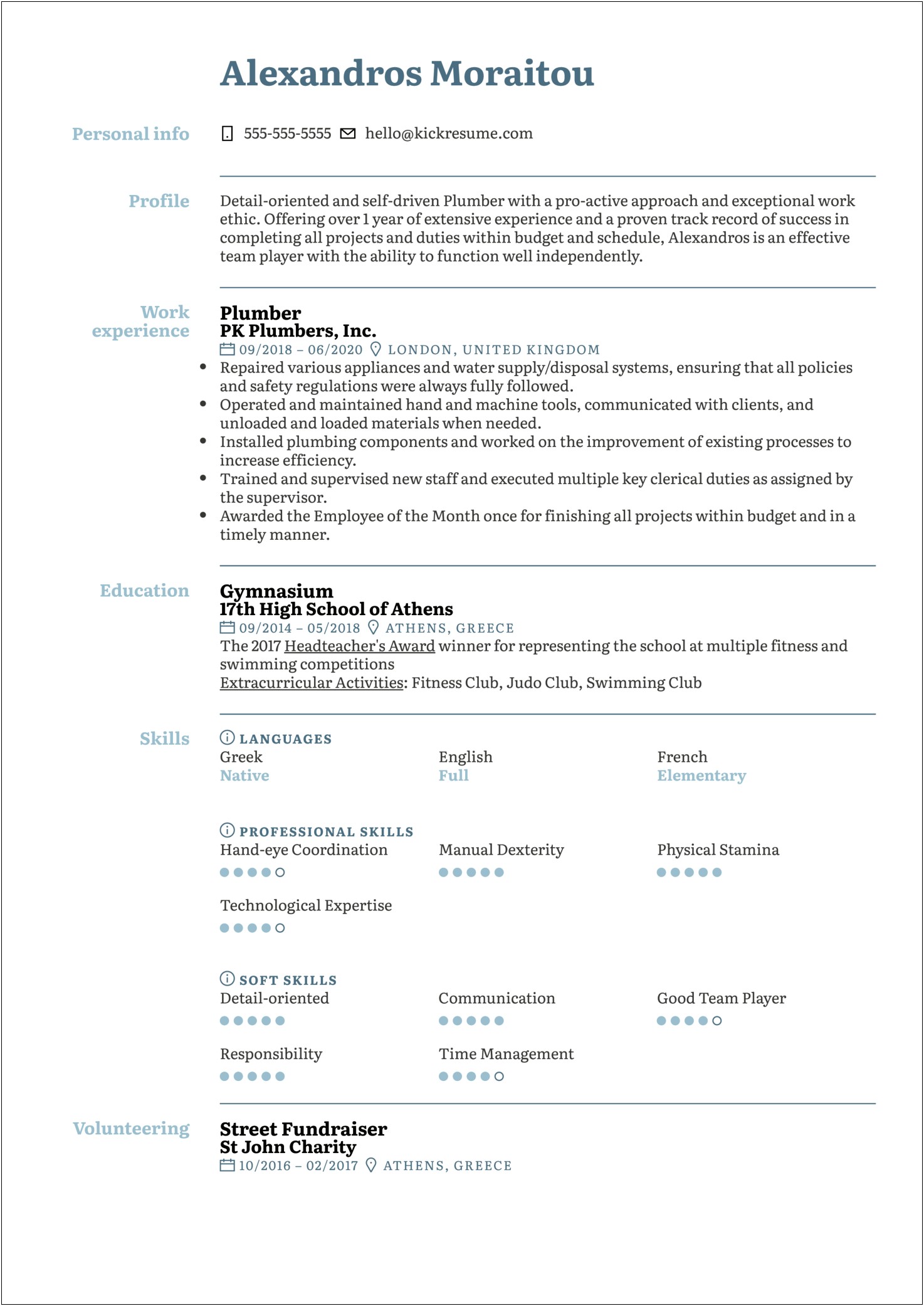 Resume Better Word For Detail Oriented