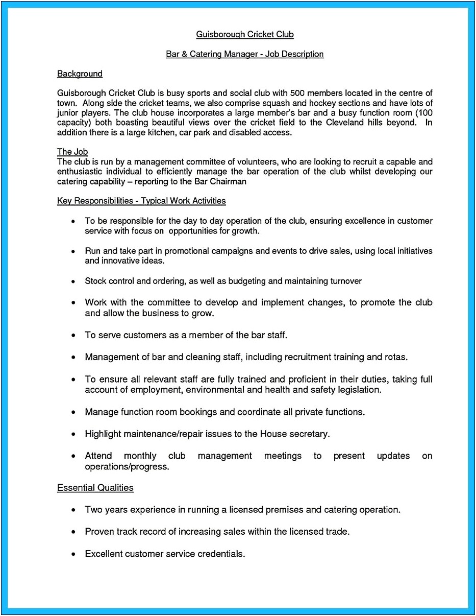 Resume Cover Letter Examples Regional Sales Manager