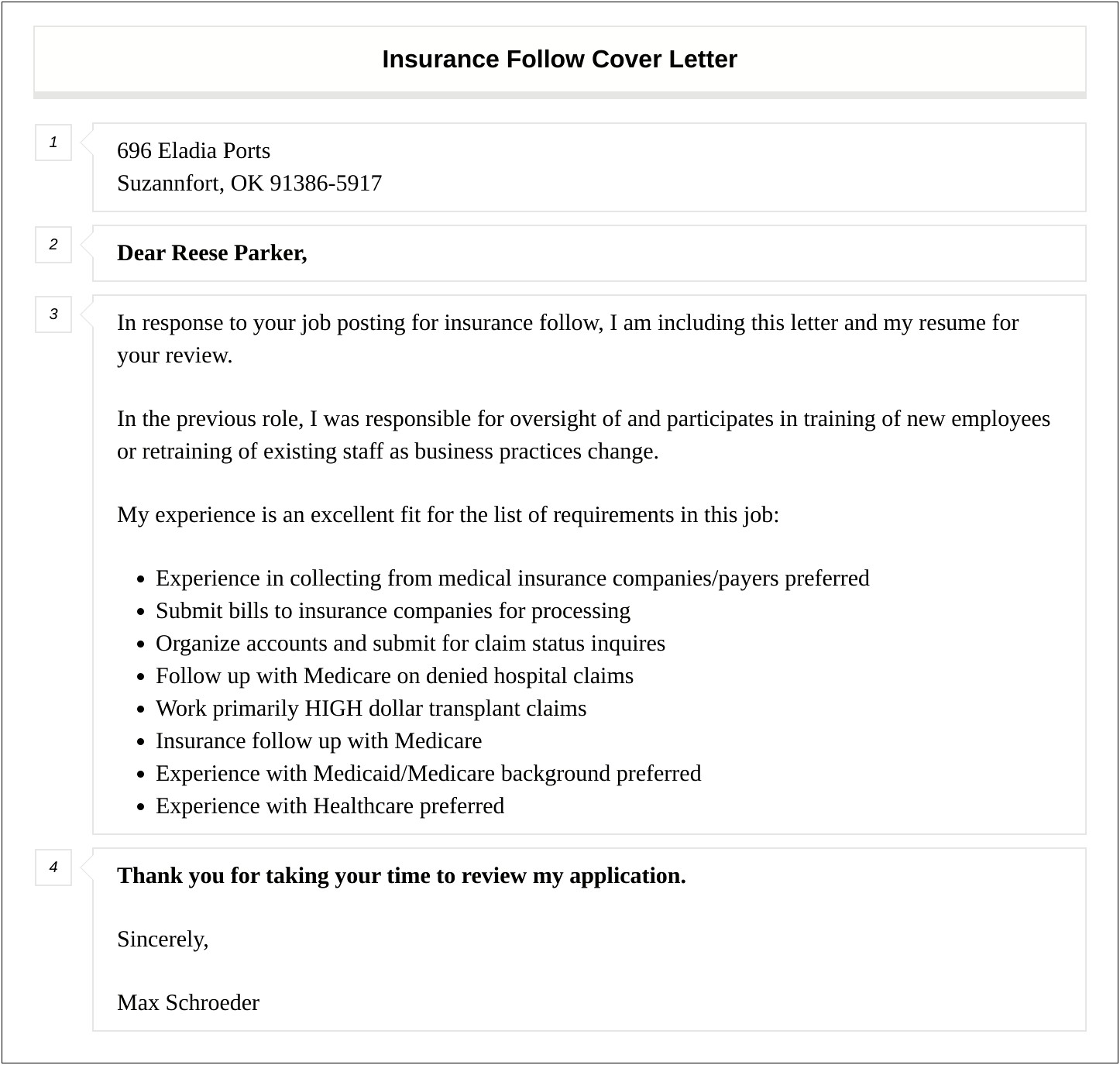Resume Cover Letter Insurance Adjuster Trainee Examples