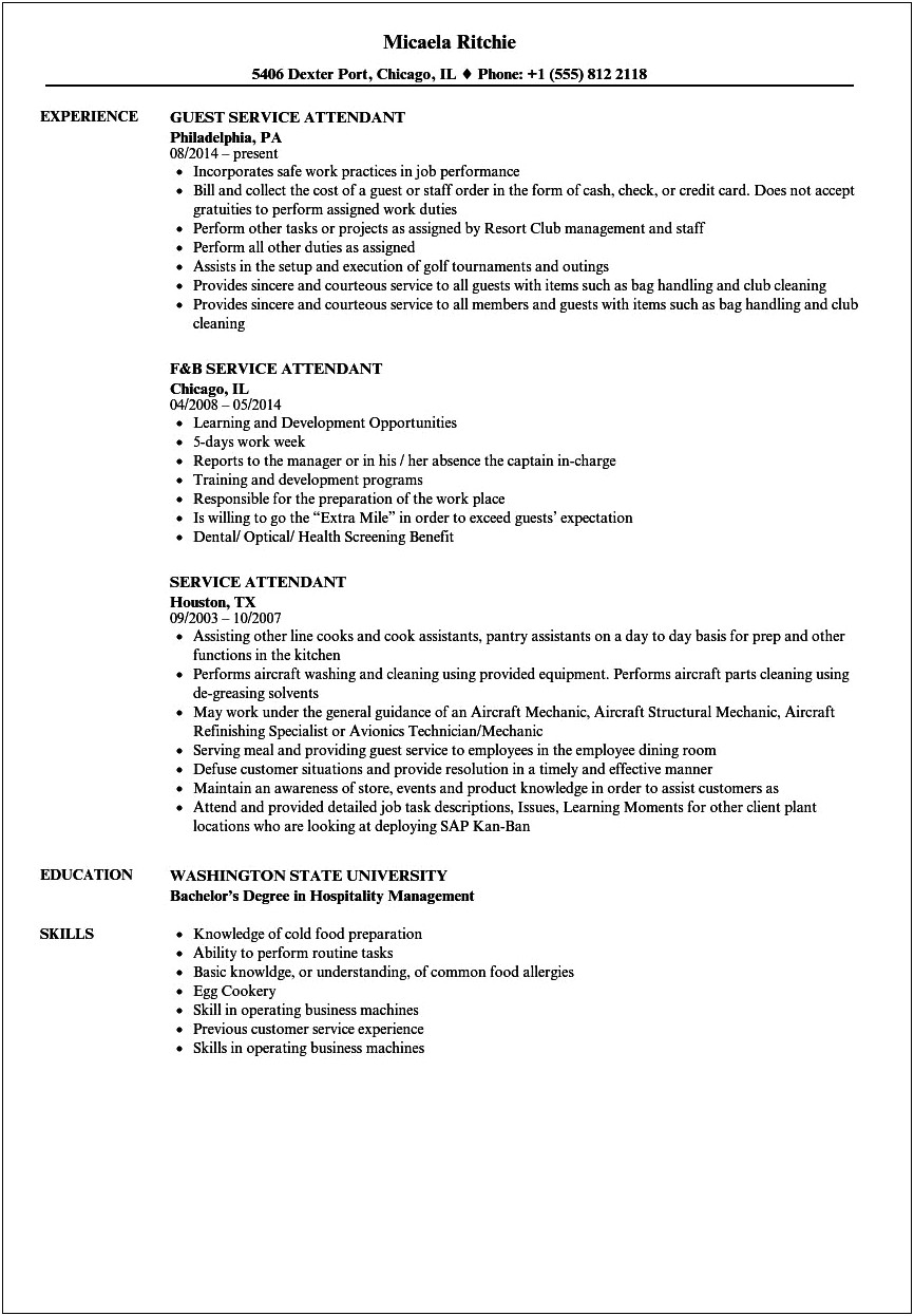 Resume Examples 2019 Gas Station Cashier