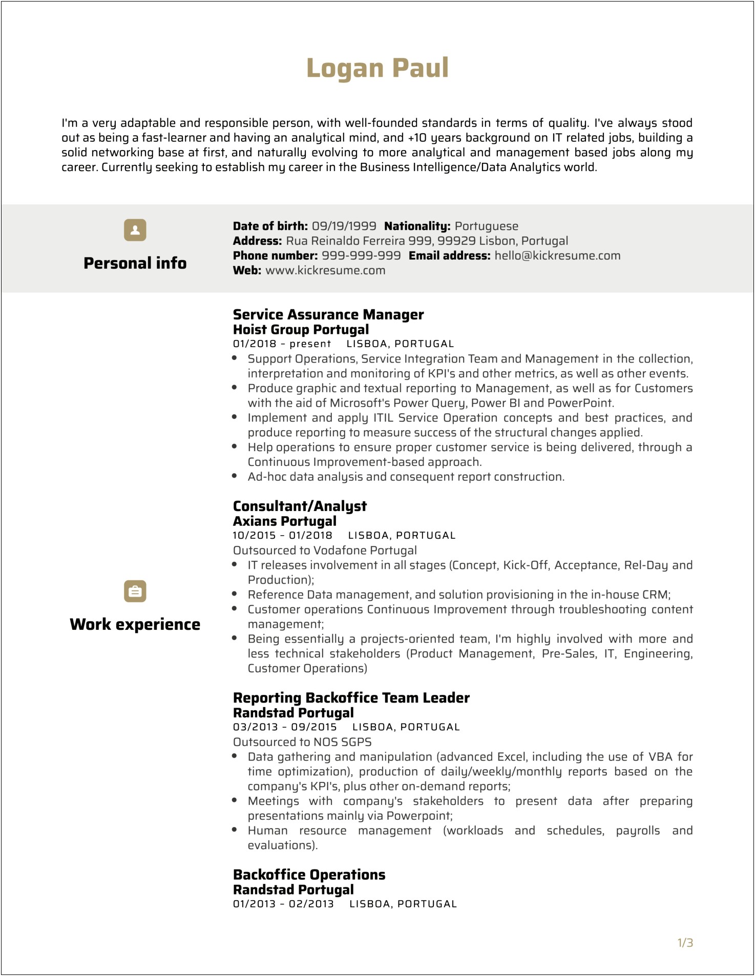 Resume Examples For Director Of Analytics