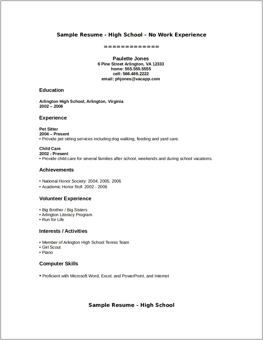 Resume Examples Objective For Customer Service