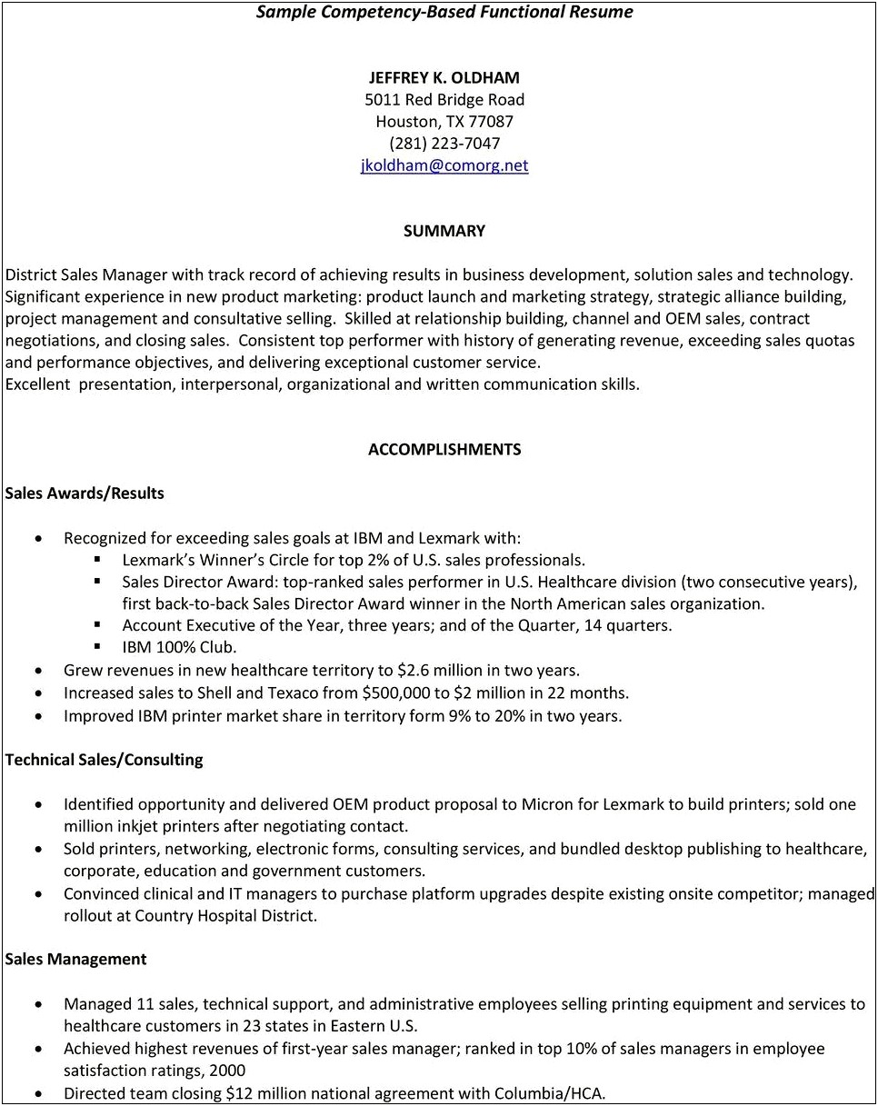 Resume For Marketing Manager In Hospital