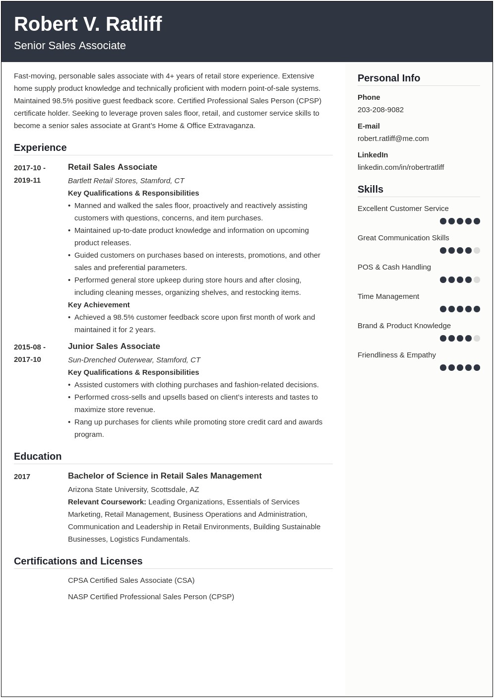 Resume Job Description For Staples Floor Associate