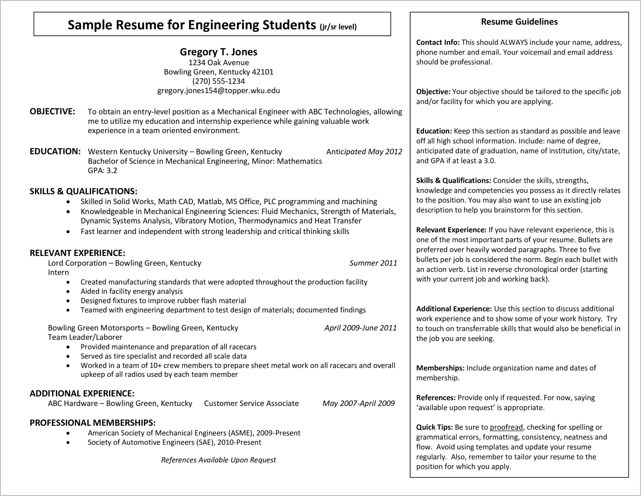 Resume Objective Examples High School Senior For Colleges