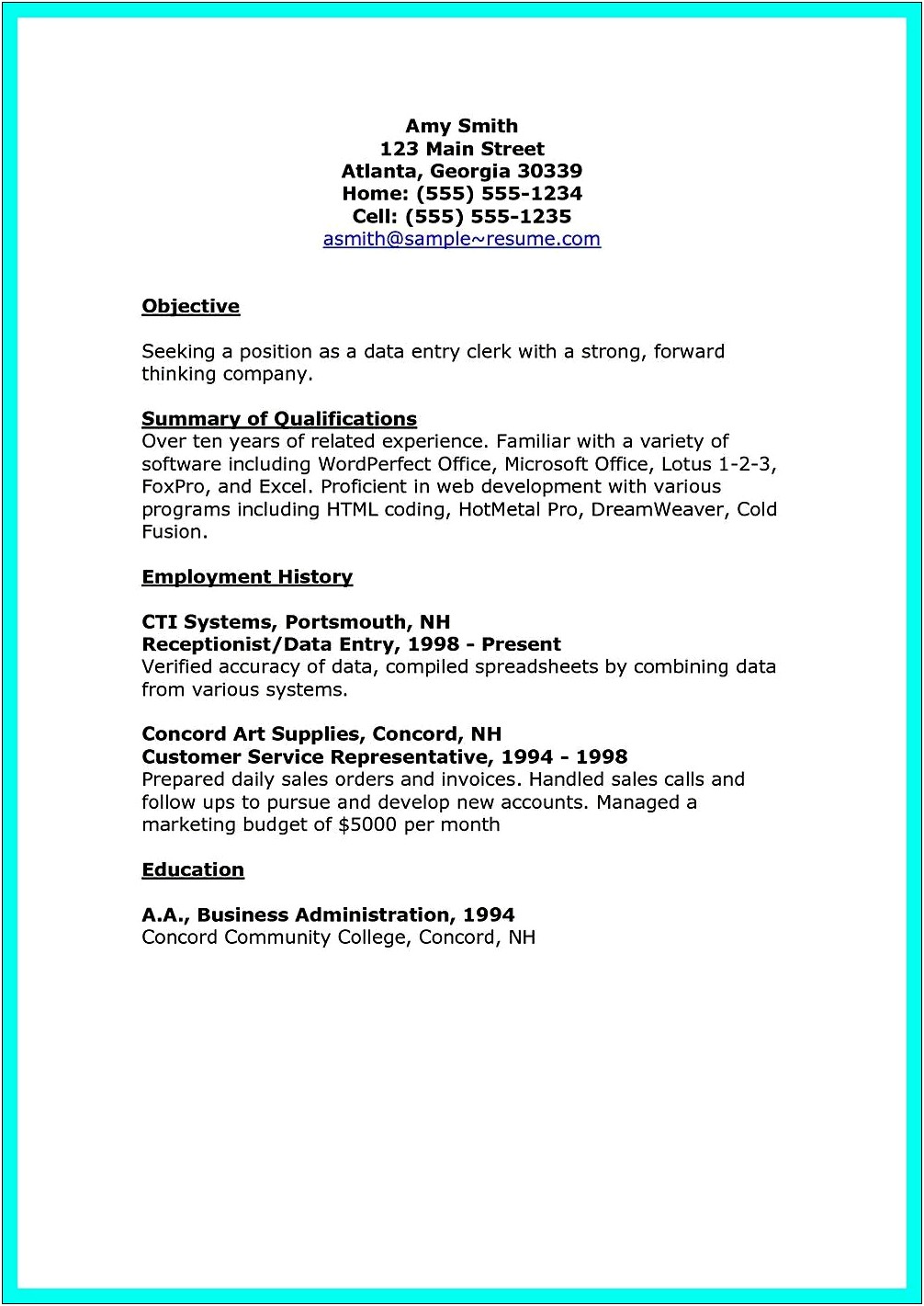Resume Objective Examples Office Administrator Work From Home