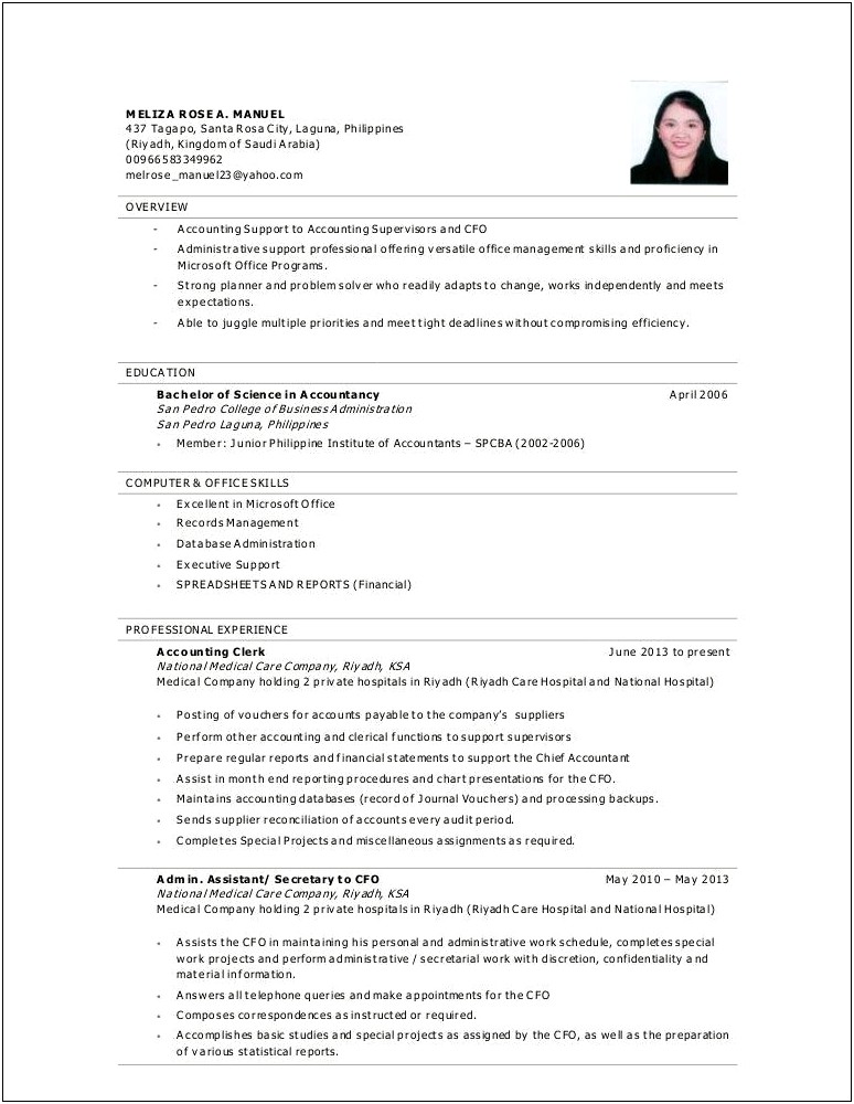 Resume Own Business And Work In Corporate