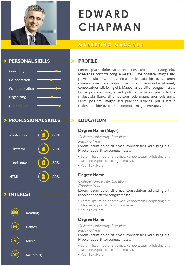 Resume Powerpoint Presentation For High School Students
