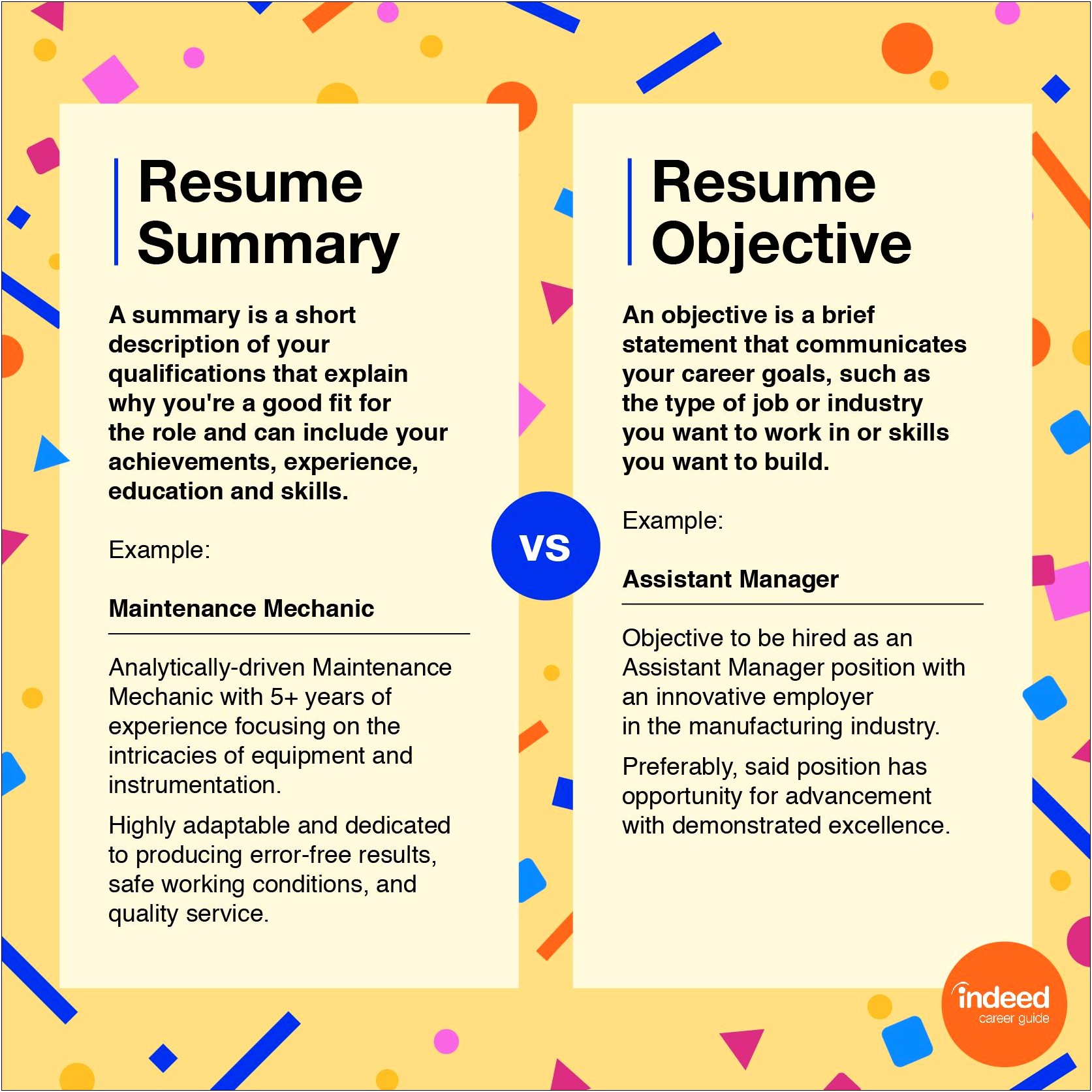 Resume Sample Objective Statements For Fast Food