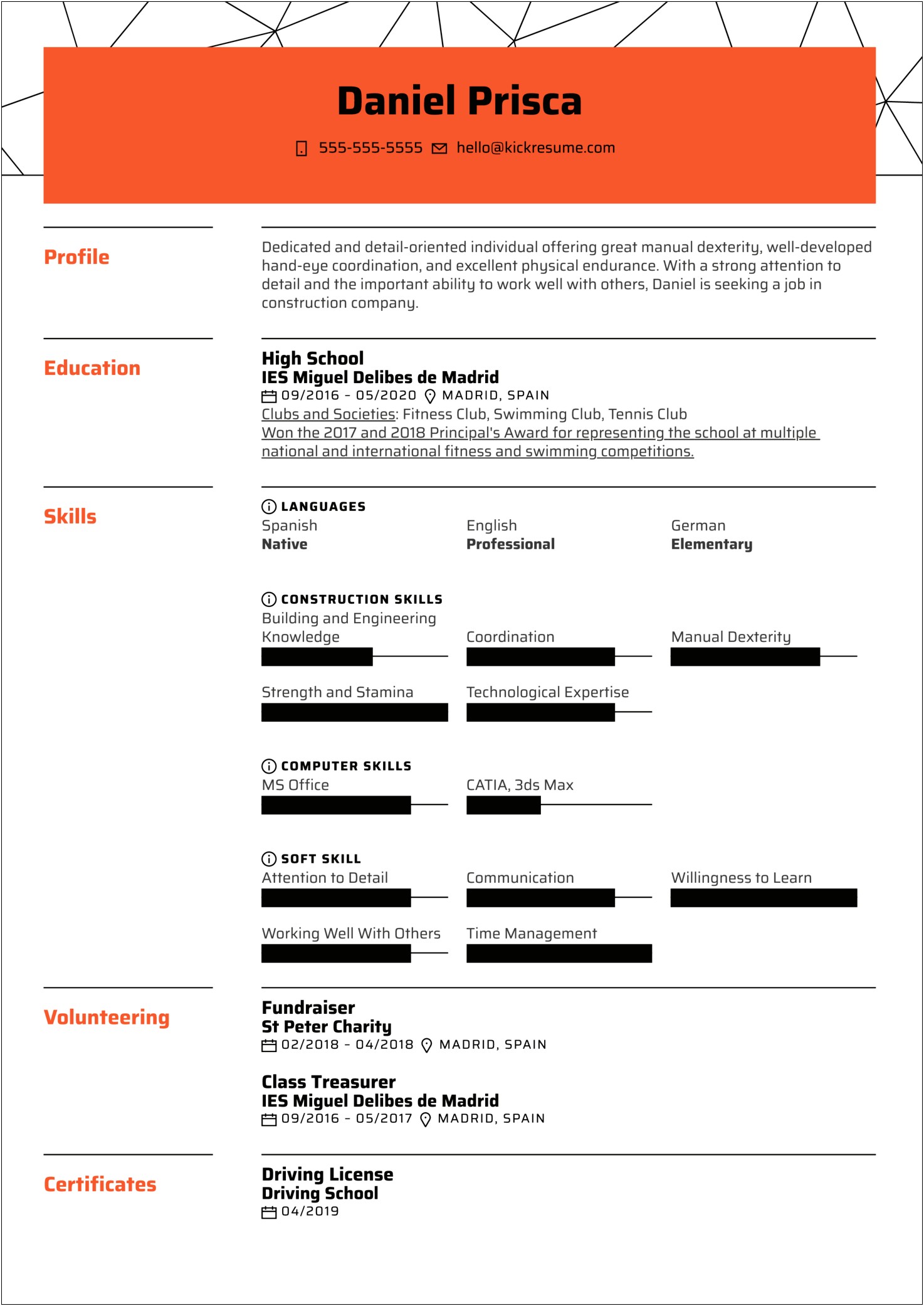 Resume Samples For Someone With Little Experience