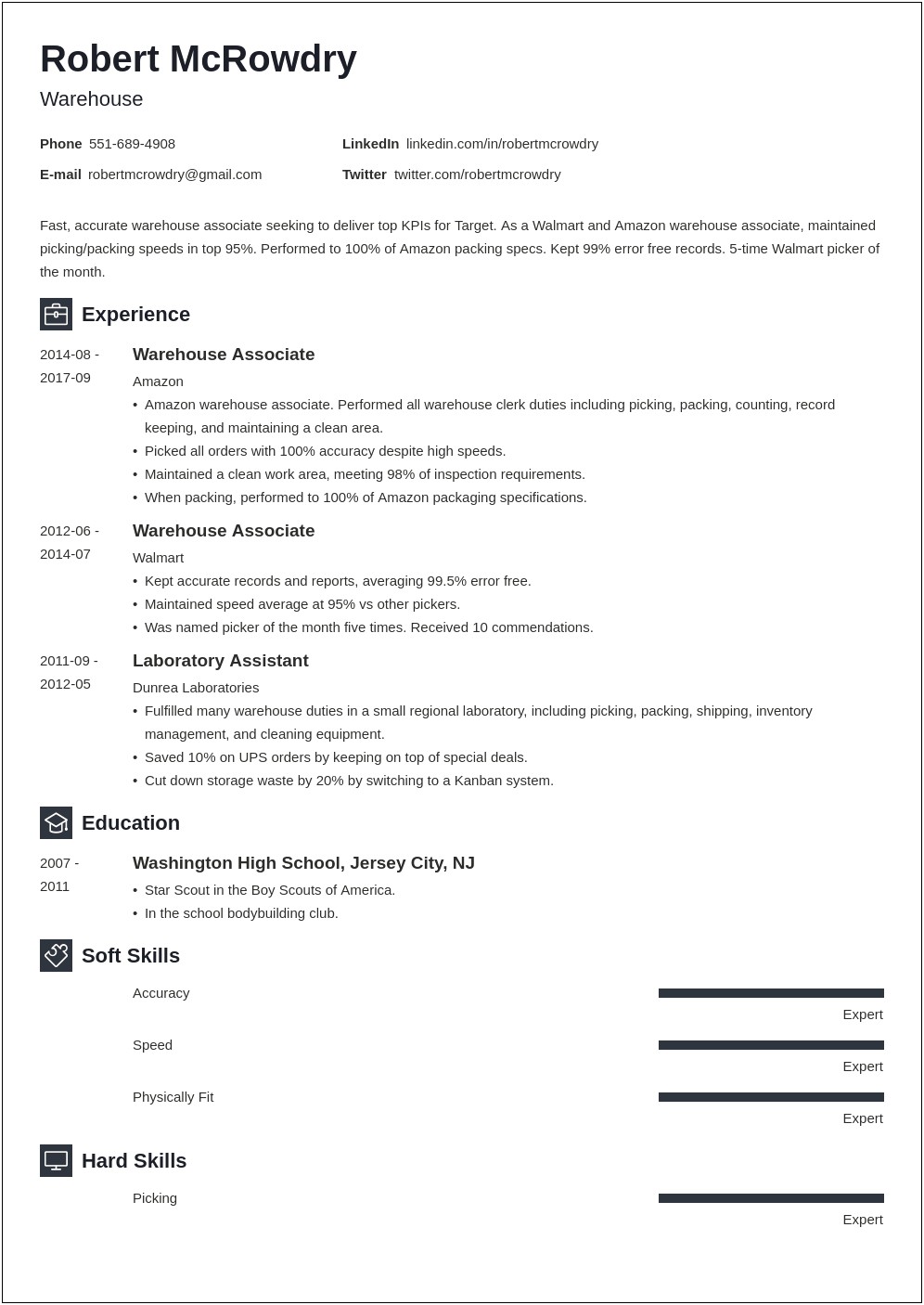 Resume Summary Samples For Shipping And Receiving Clerk