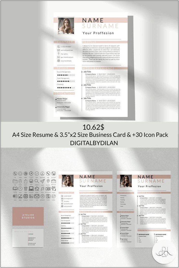 Resume Template For Applying Within Your Company