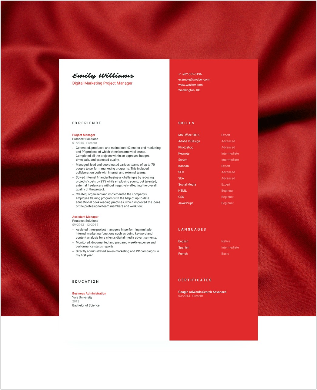 Resume Template For Benefits Assistant Un
