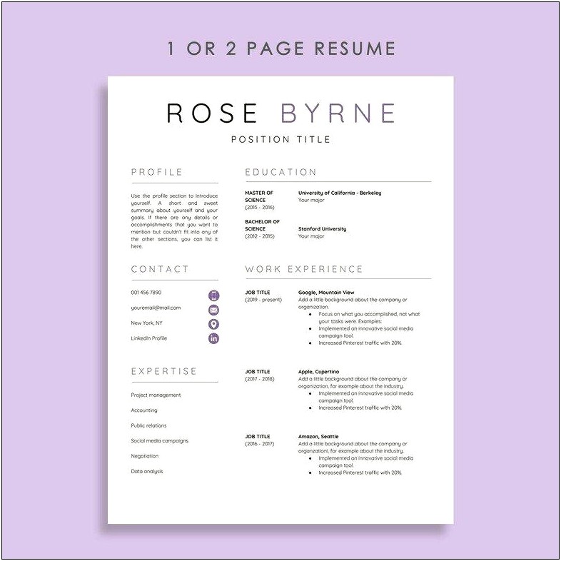 Resume Template Google Docs Add On