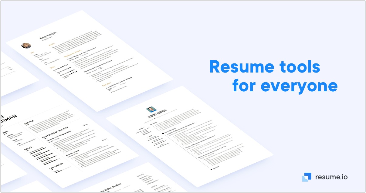 Resume Template On Historical Person Pdf