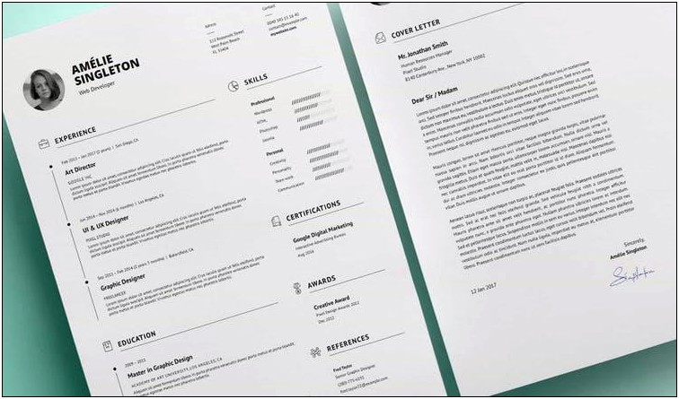 Resume Template Resume And Cover Letter