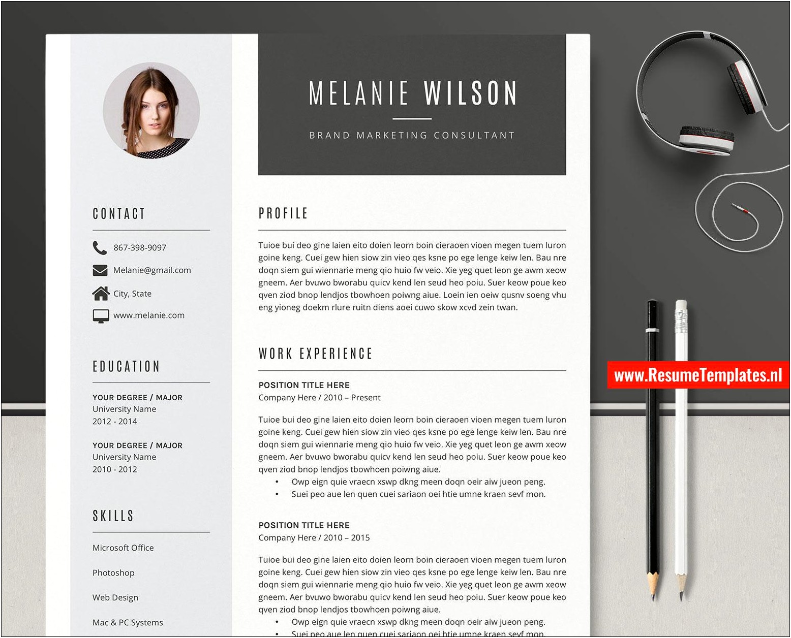 Resume Templates To Use With Microsoft Word