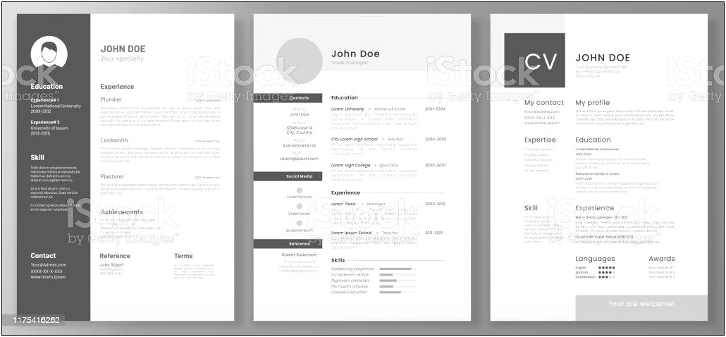 Resume Templates Used By Professional Resume Writers