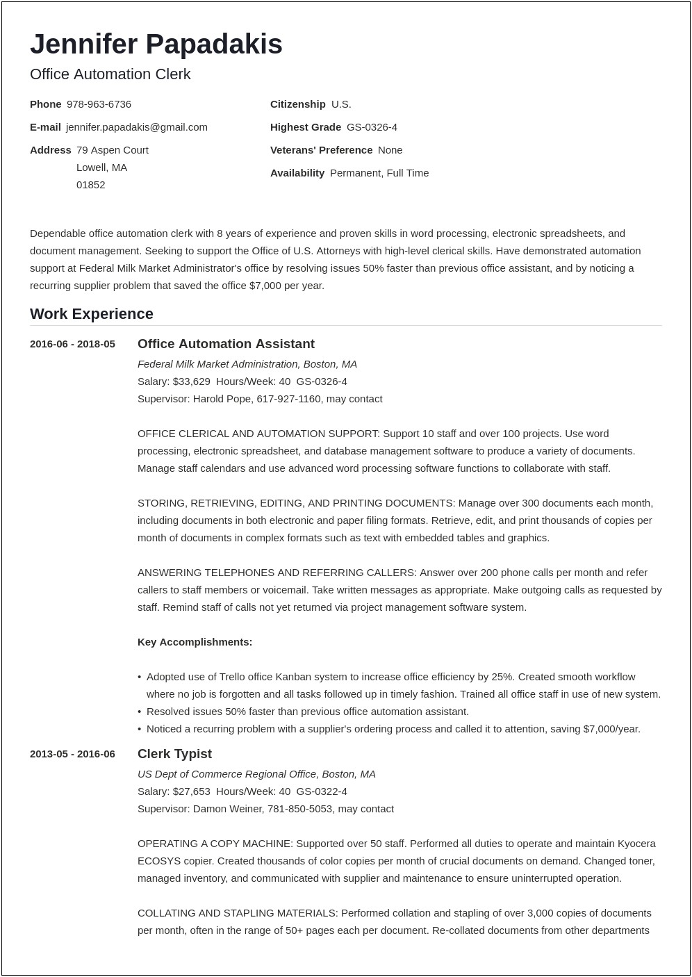Resume Tips For Federal Government Jobs