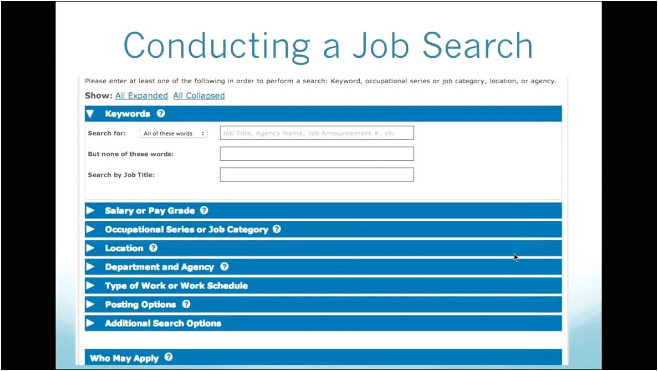 Resume Usa Jobs Site Youtube.com