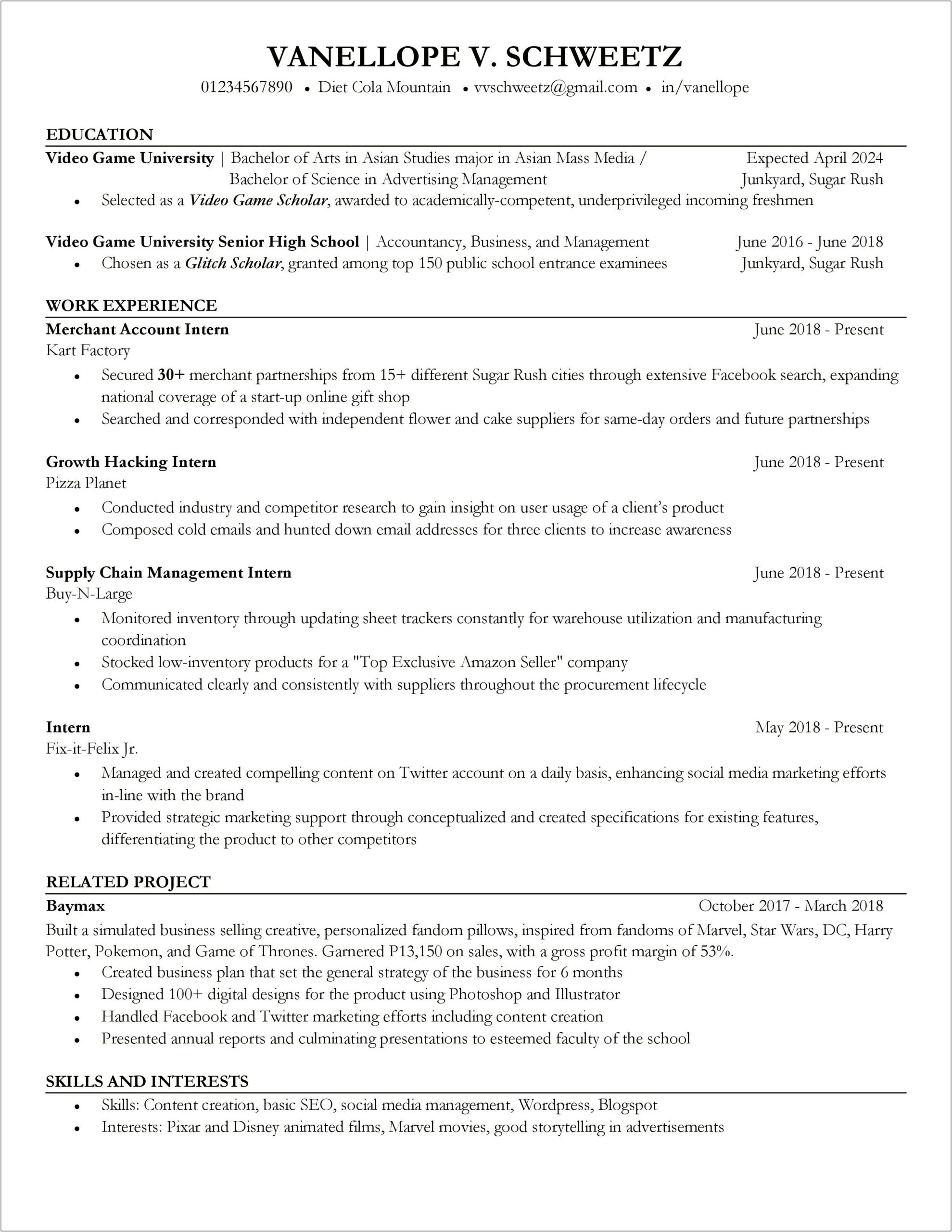Resume With No Job Experience Reddit