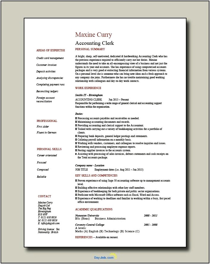 Resume With Salary History And Requirements Example