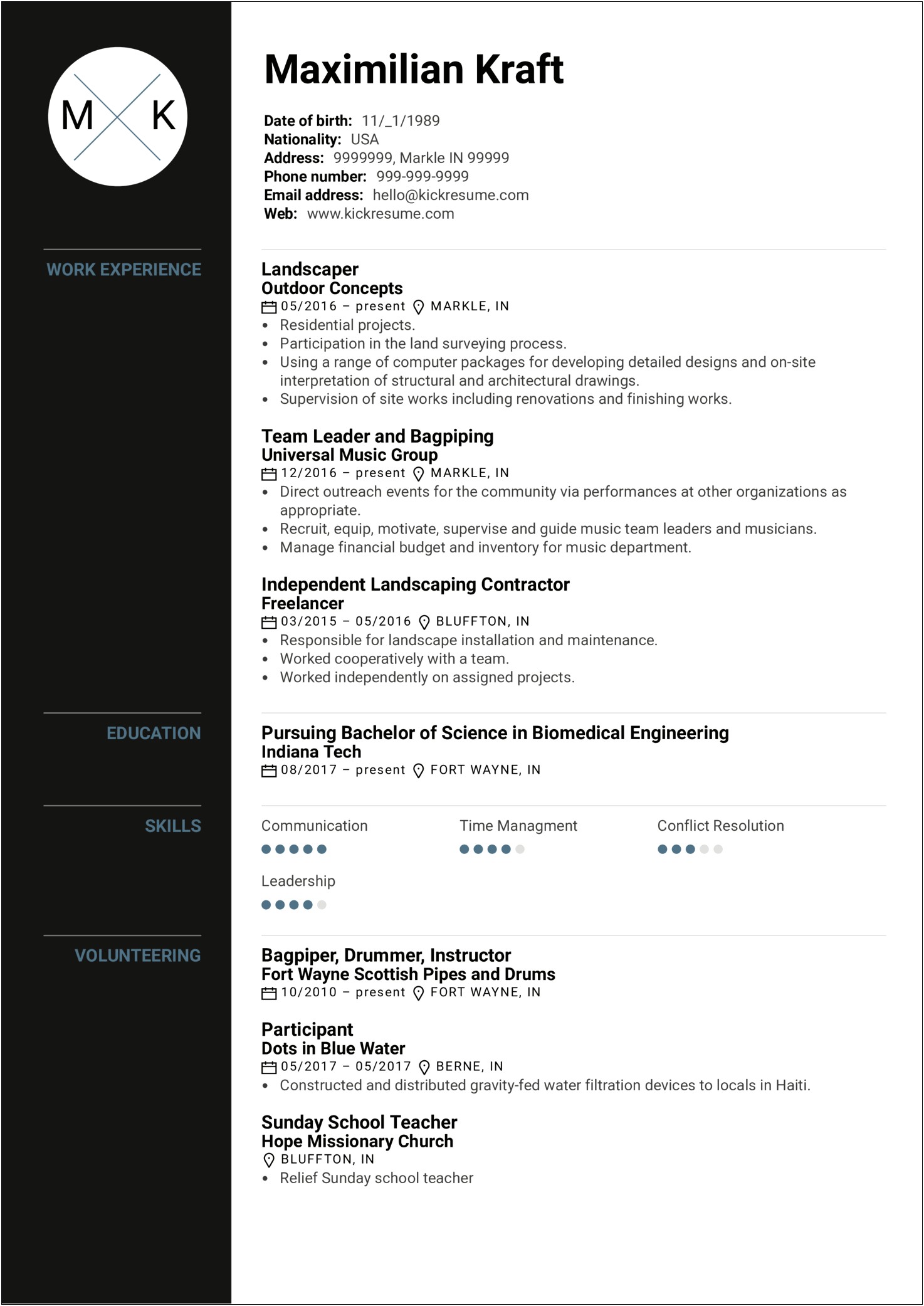 Resume Worked On A Team And Independently