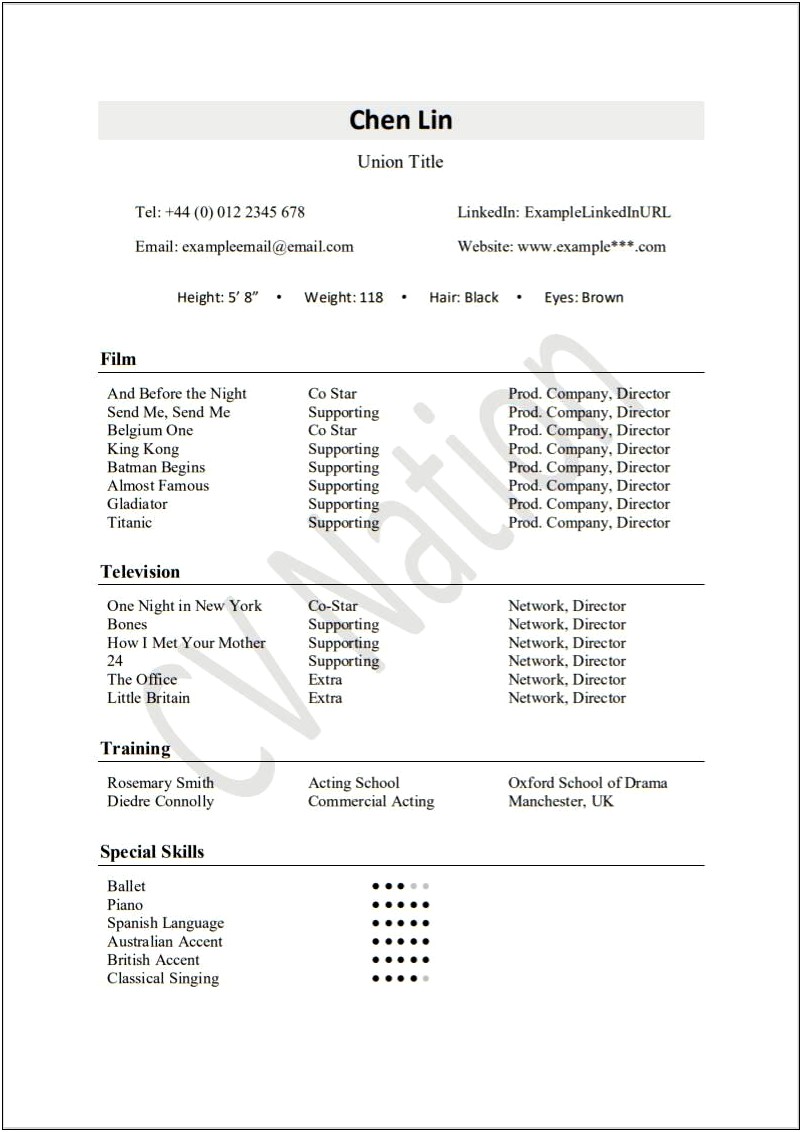 Resumes For High School Students Movie Theater Job