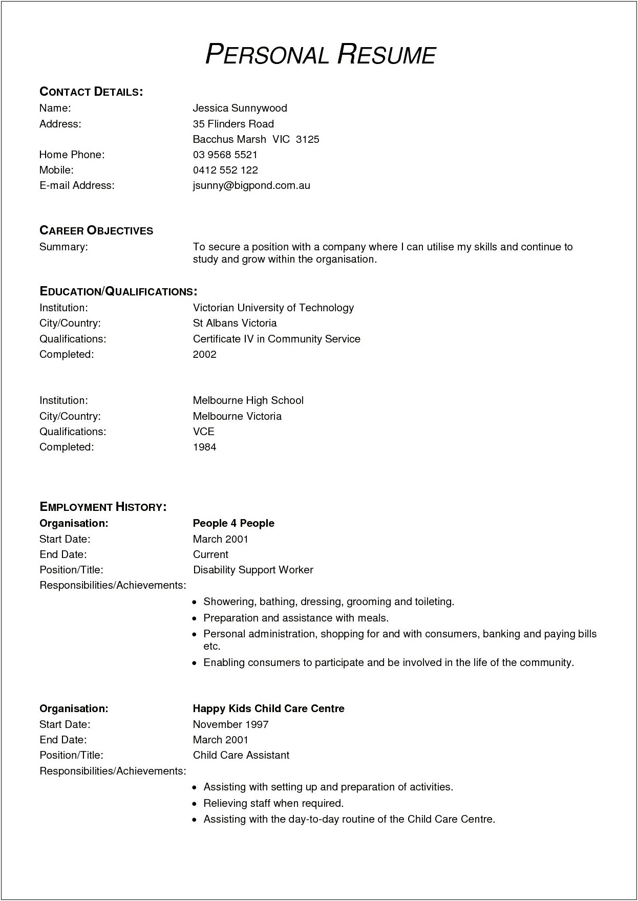 Resumes Of People Looking For Receptionist Work