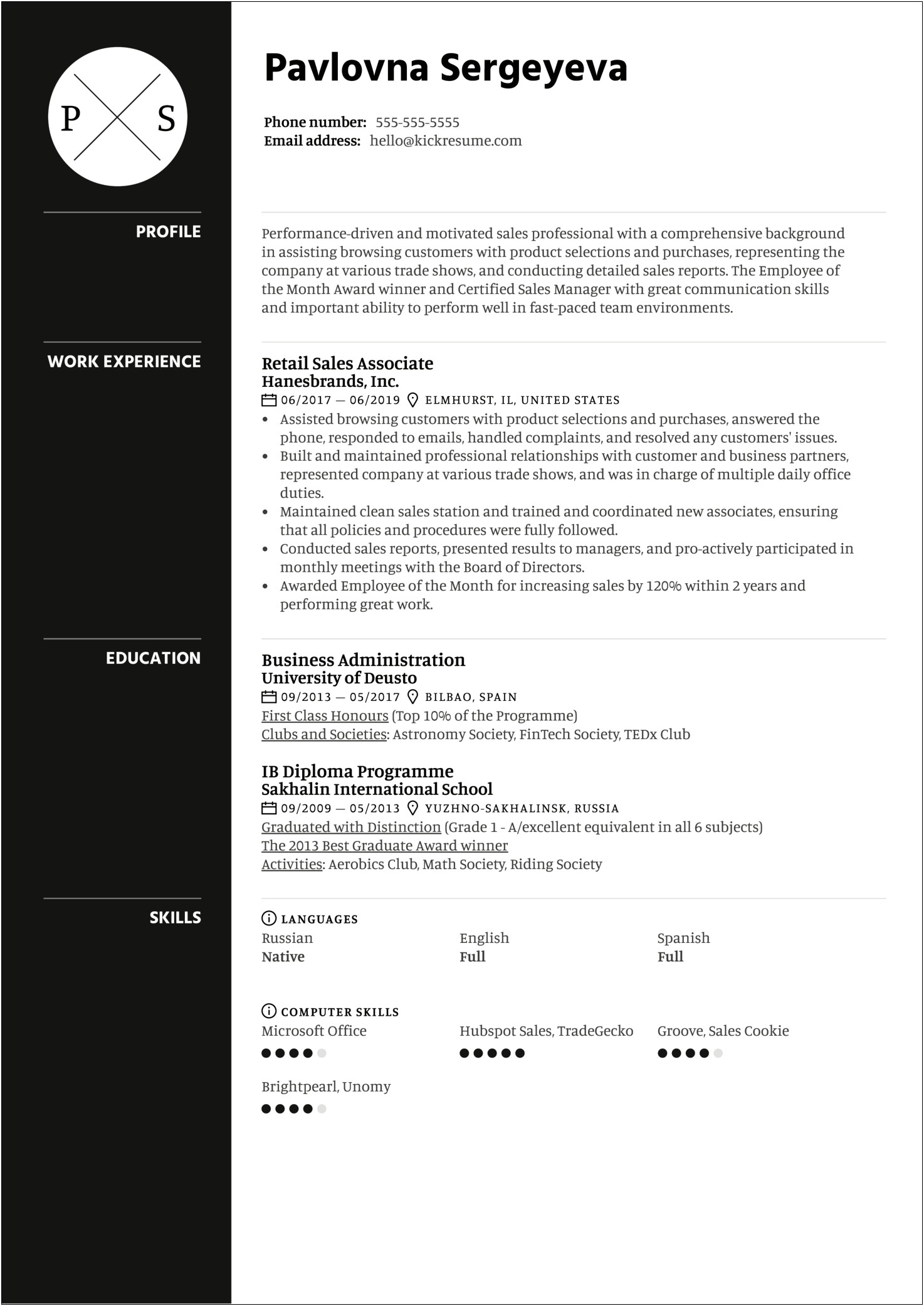 Retail Sales Associate Job Description Resume Sample