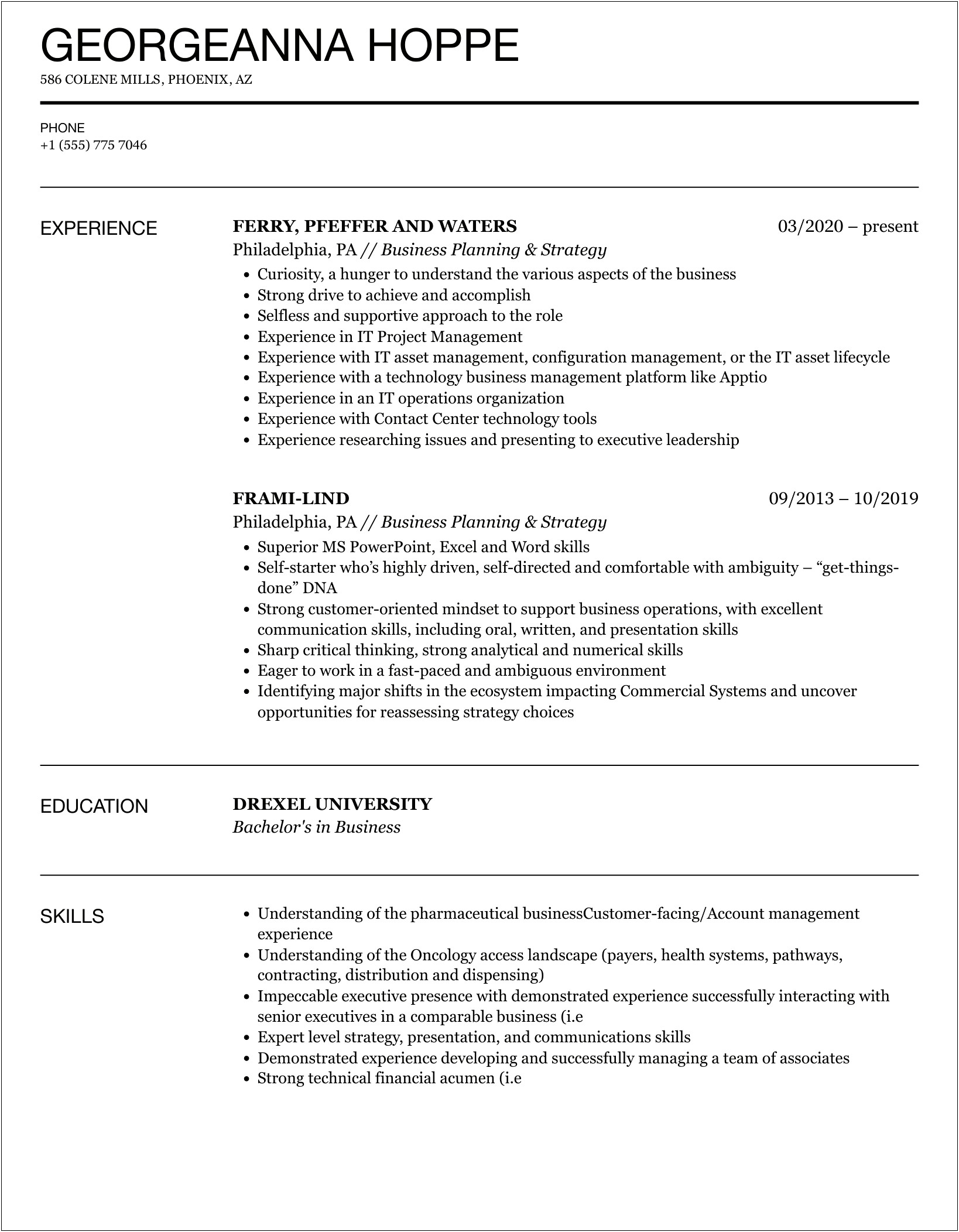 Sample Business Plan For Resume Writing Services