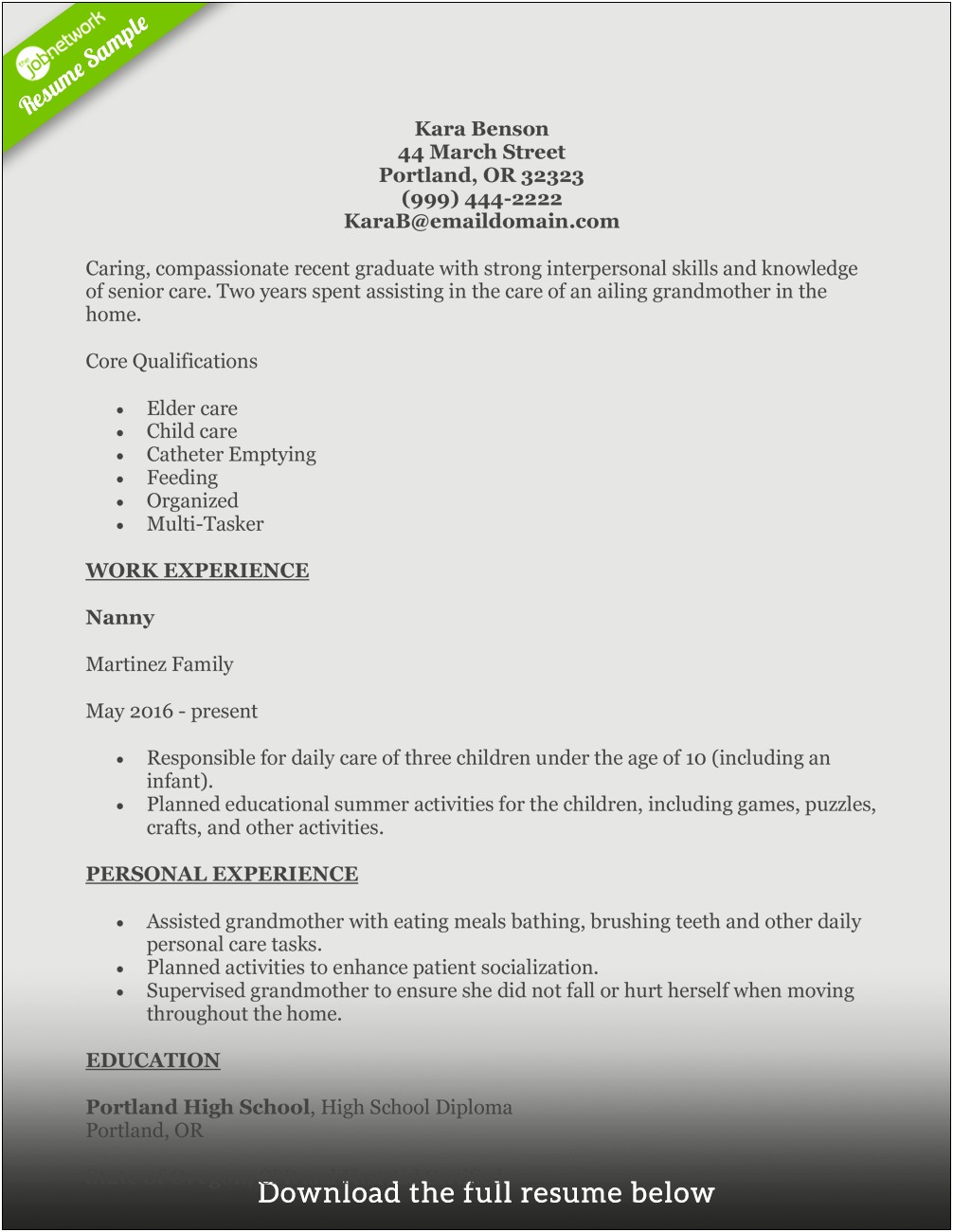 Sample Cover Letter For Resume Home Health Aide