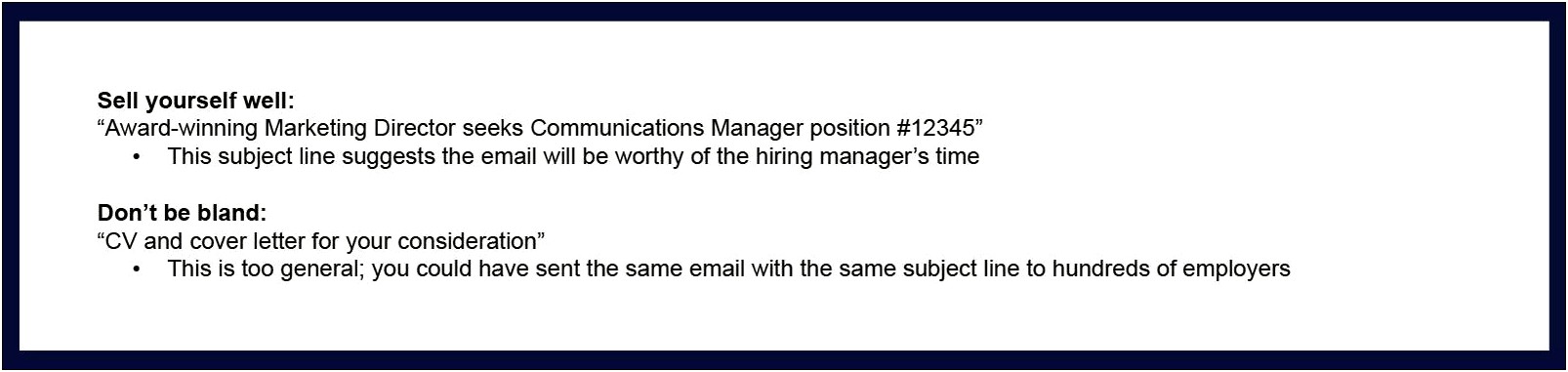 Sample Email To Send Resume To Recruiter