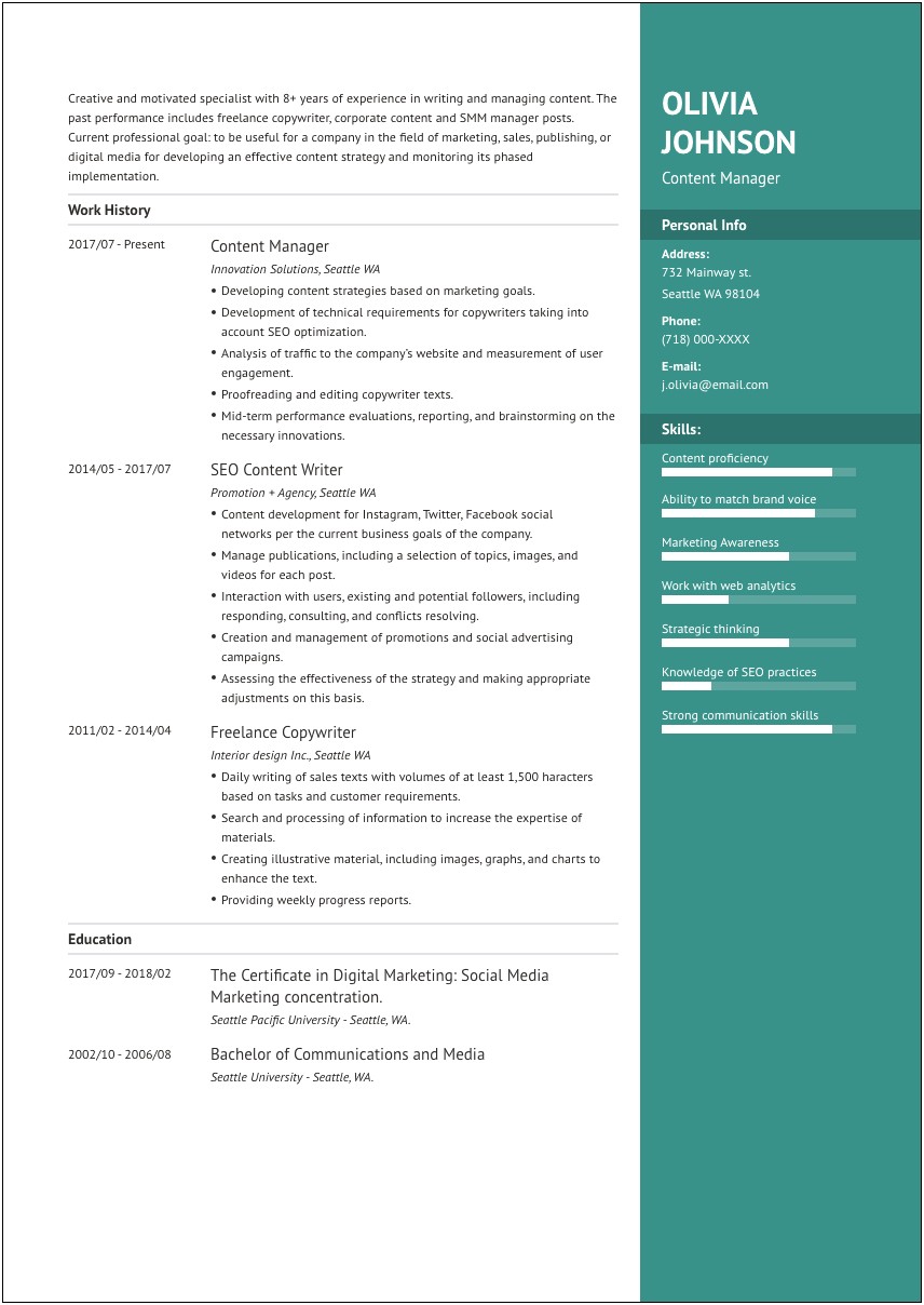 Sample Functional Resume For Massage Therapist