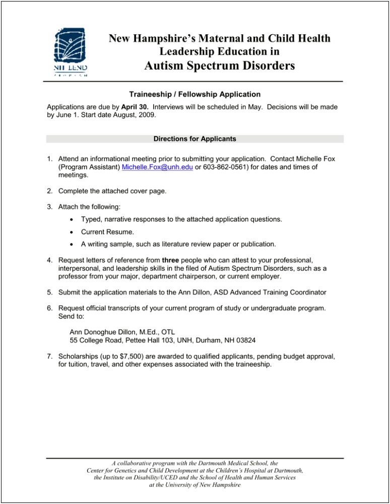 Sample Learning Specialist Fro Autistic Adults Colleges Resumes