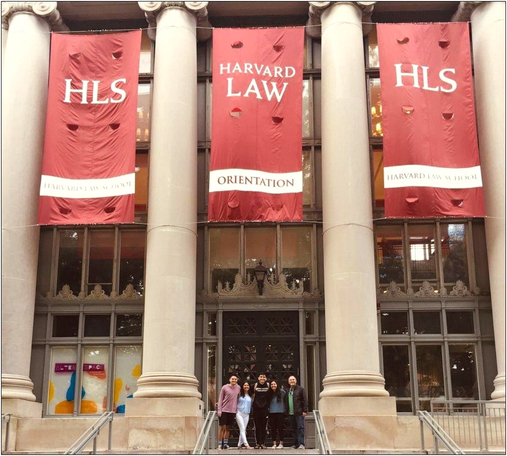 Sample Of Harvard Law School Resume