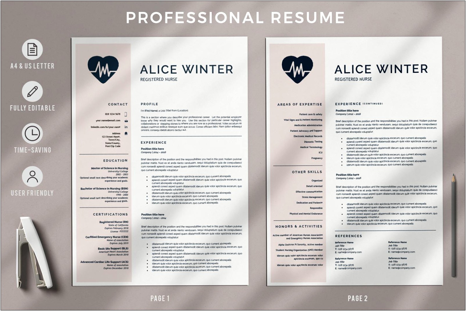 Sample Of Nursing Resumes And Cover Letters