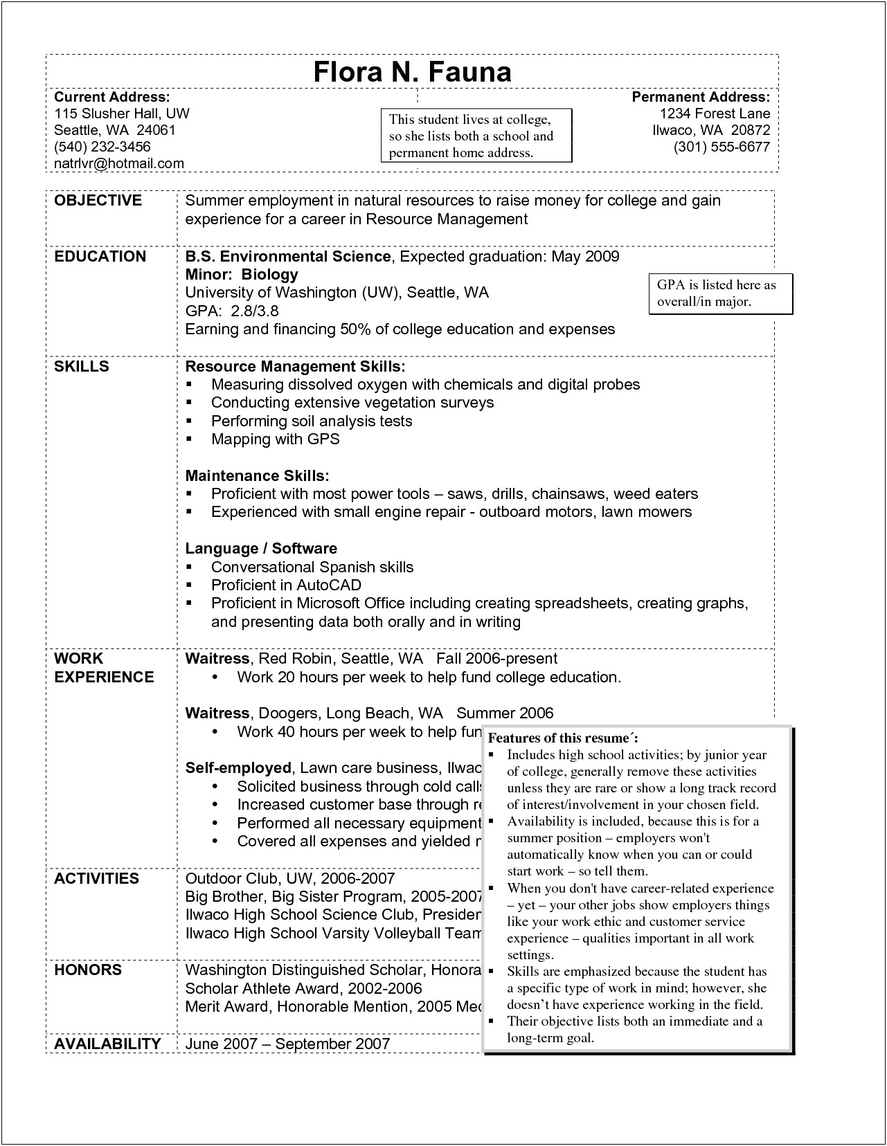 Sample Resume For A Nanny Housekeeper