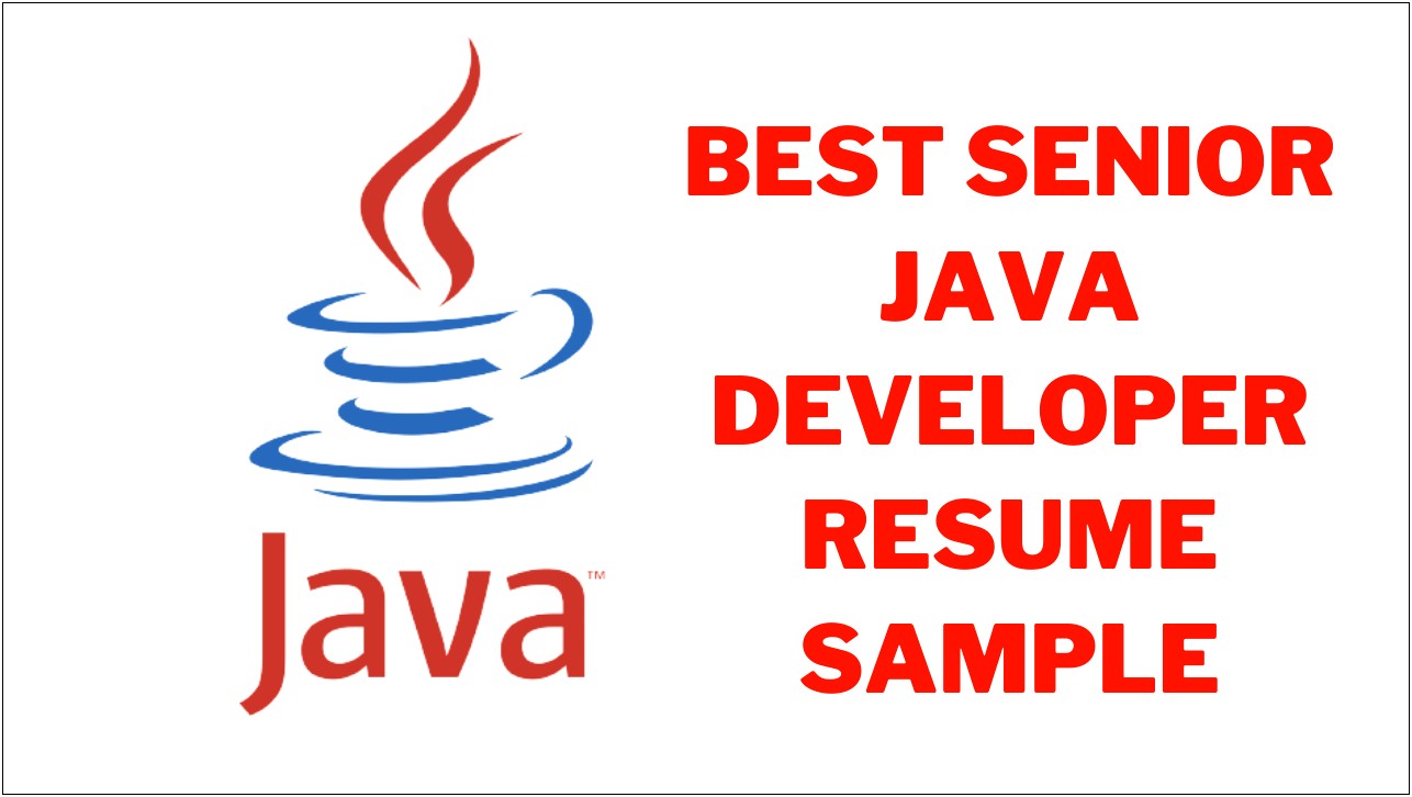 Sample Resume For Experienced Core Java Developer