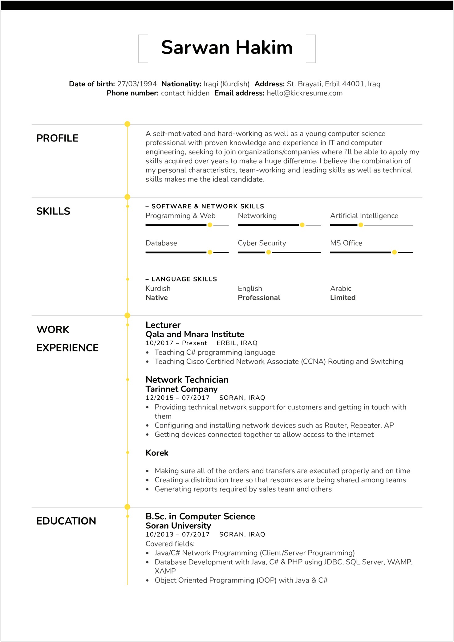 Sample Resume For Lecturer In Engineering College