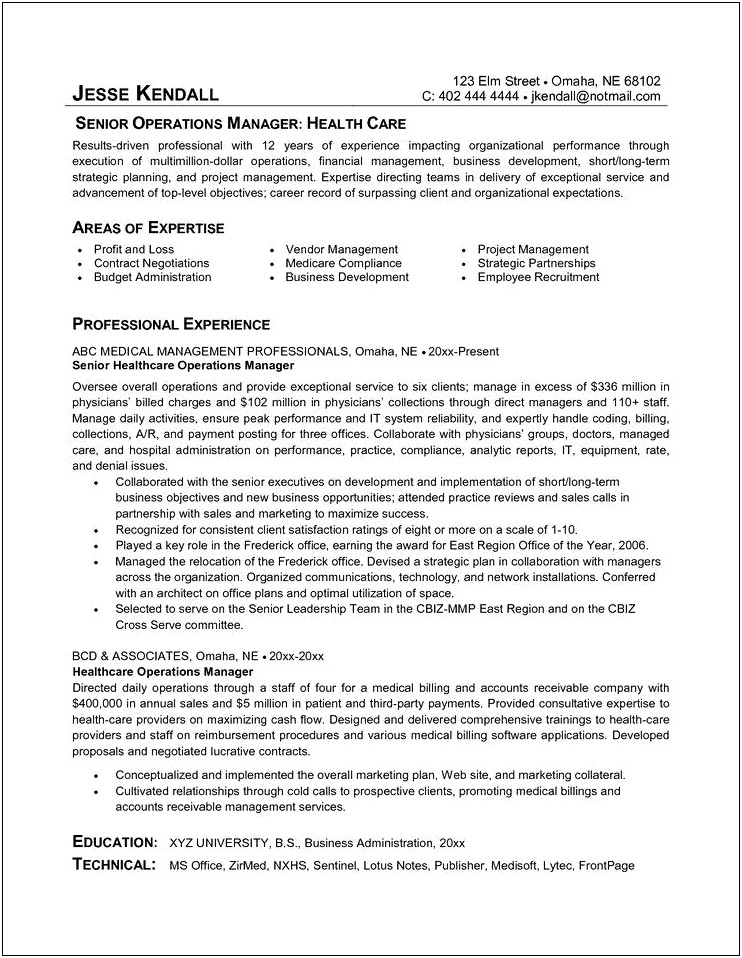 Sample Resume Objective For Management Trainee