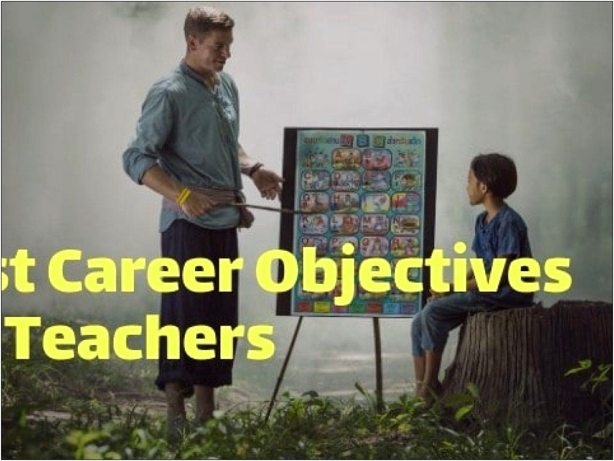 Sample Resume Objective Statement For Teaching