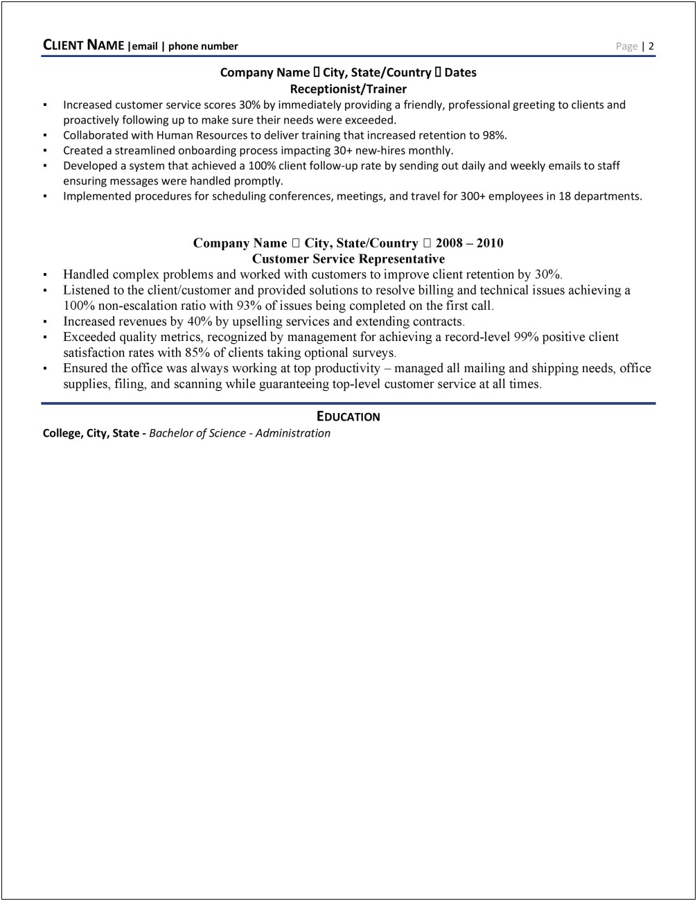 Sample Resume Objectives For Administrative Assistant Position