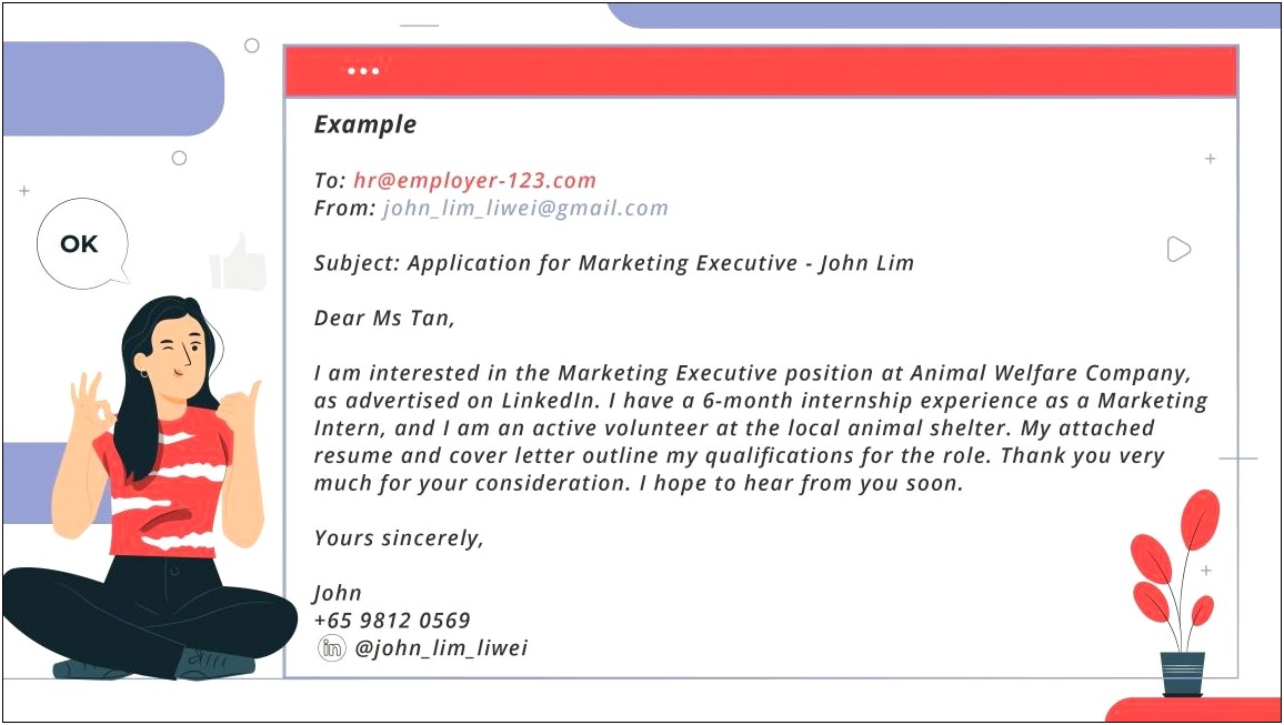 Sending A Job Resume Via Email Subject Line