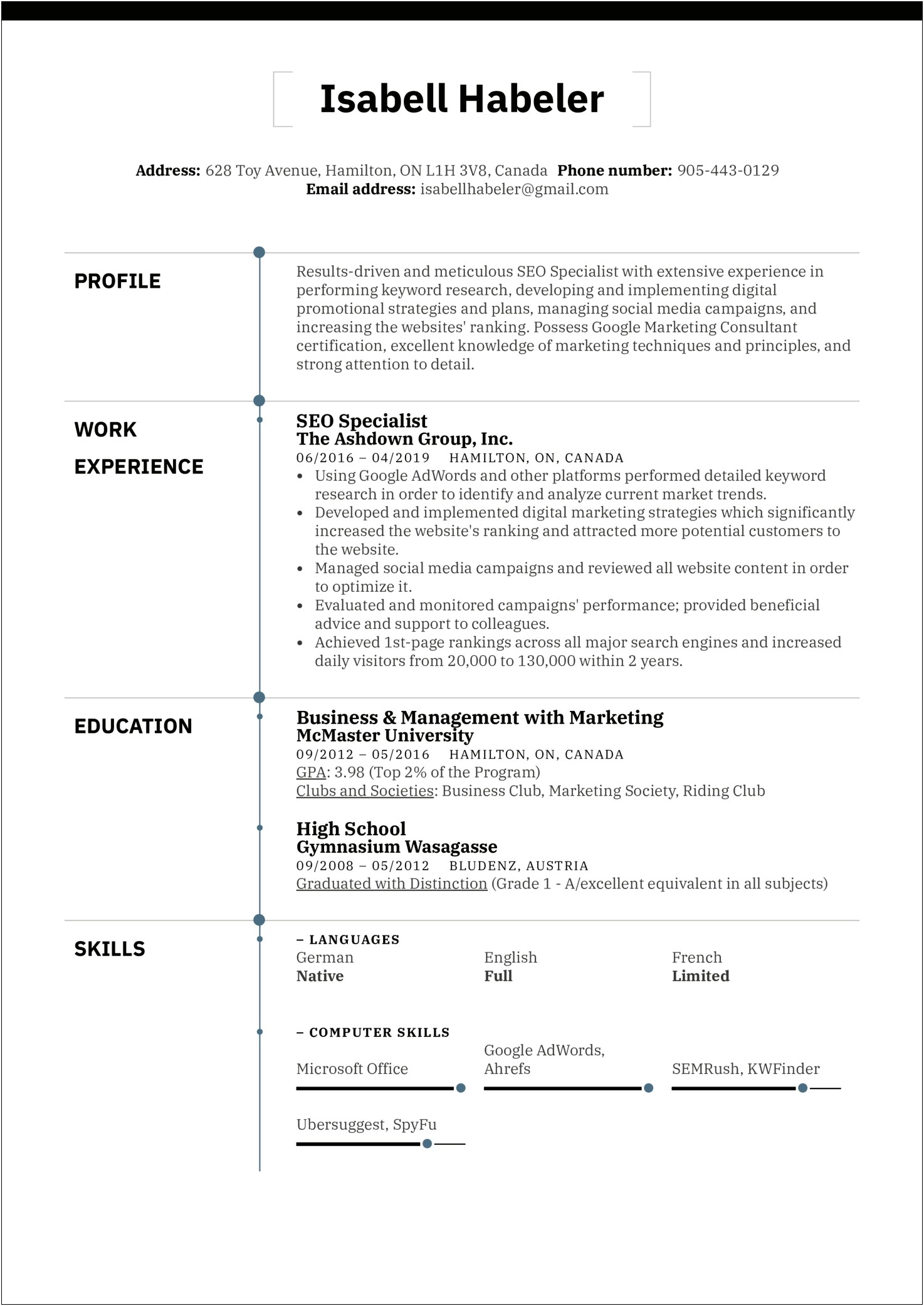 Seo Is Technical Or Non Technical Skill Resume