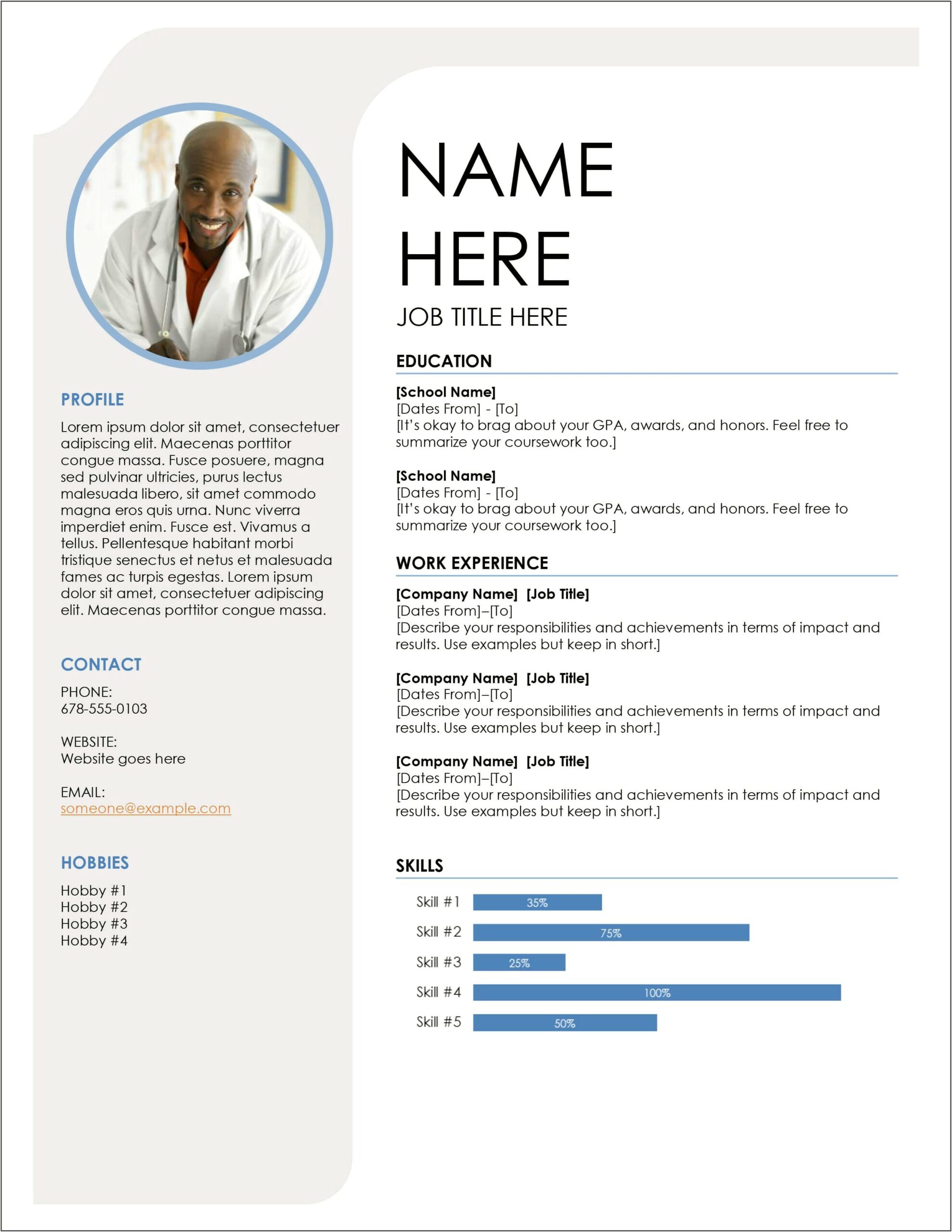 Short And Simple Good Cna Resumes