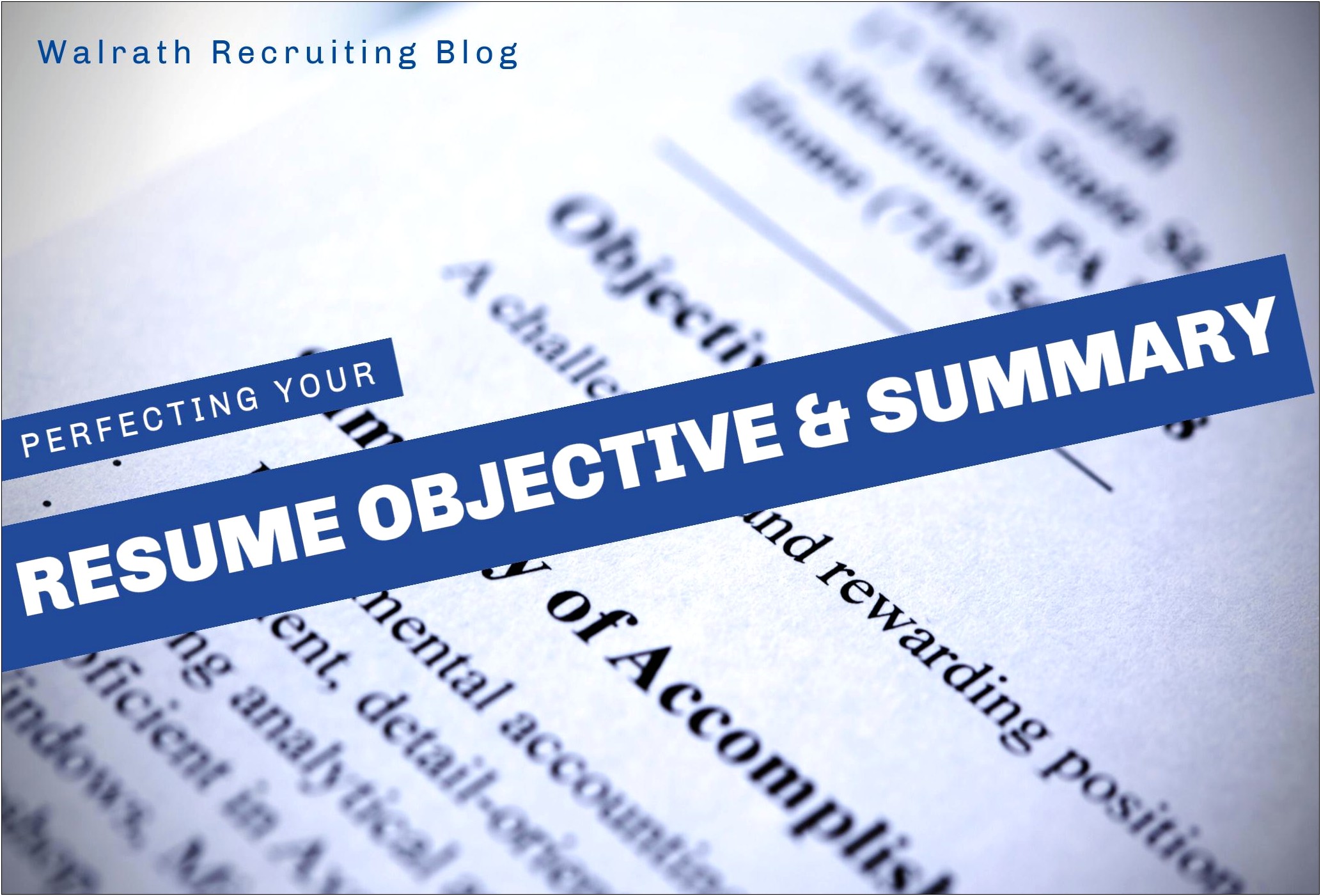 Should Resumes Have Objectives Or Summaries