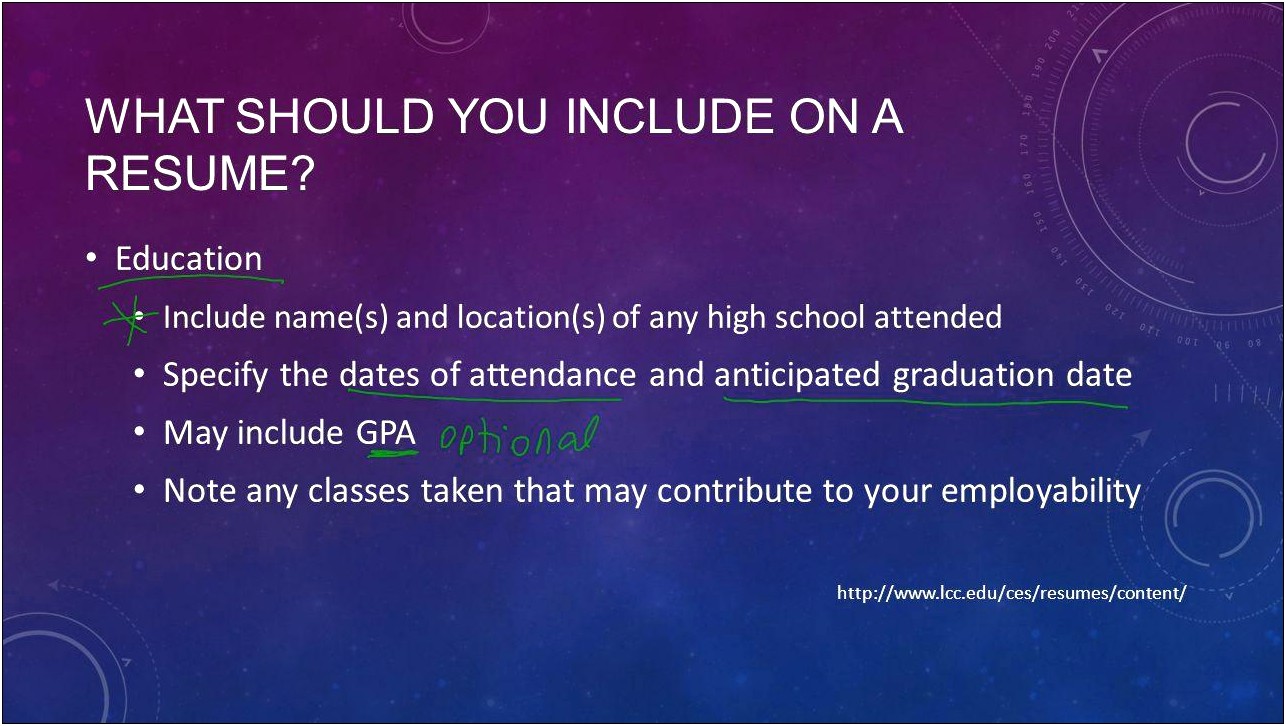 Should You Put Anticipated Graduation Date On Resume