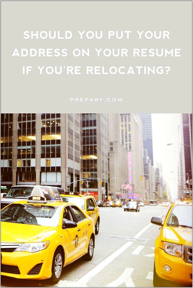 Should You Put Complete Address On Resume